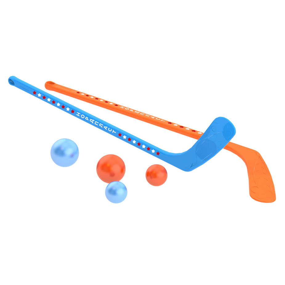 Клюшка 2шт+шарики 4шт - фото 1