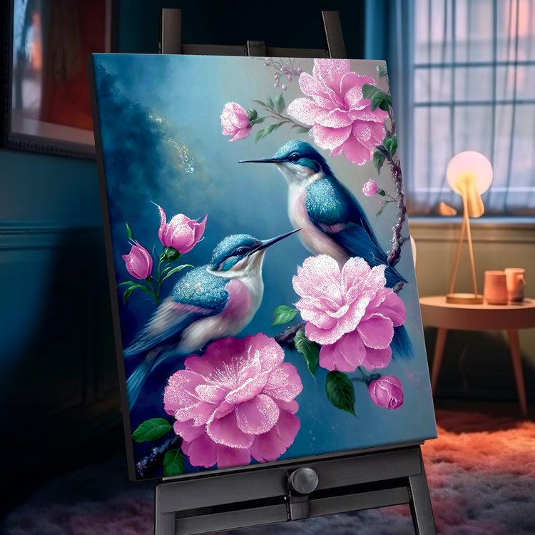 Картина по номерам 40*50 с кристаллами из хрусталя Райское место Molly - фото 1