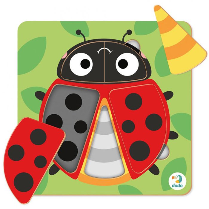 Пазл Божья коровка 5эл. - фото 1