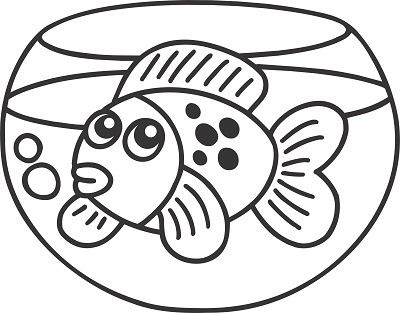 Трафарет Аквариум А5 - фото 1