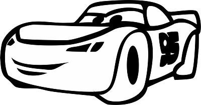 Трафарет Машинка №2 А5 - фото 1