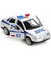 Модель мет. LADA 110 Полиция 12см ТЕХНОПАРК - фото 1