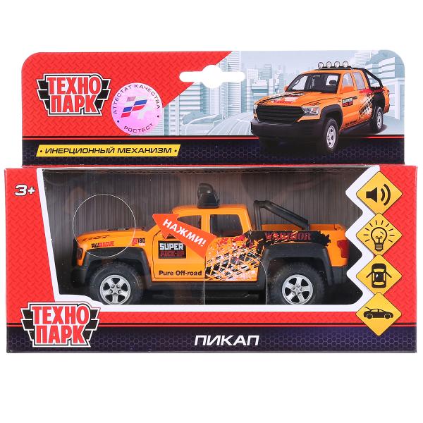 Модель мет. Пикап спорт 13,3см свет,звук ТЕХНОПАРК - фото 1