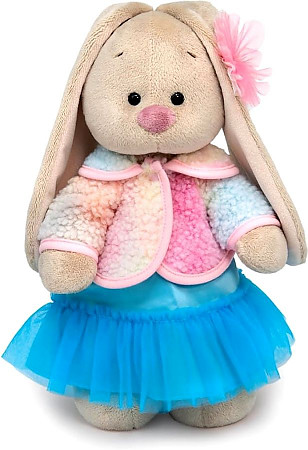 Мягкая игрушка Зайка Ми в голубой юбке - фото 1