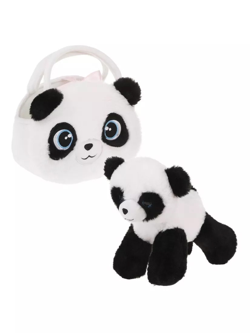 Мягкая игрушка Панда в сумочке 19см - миниатюра 2