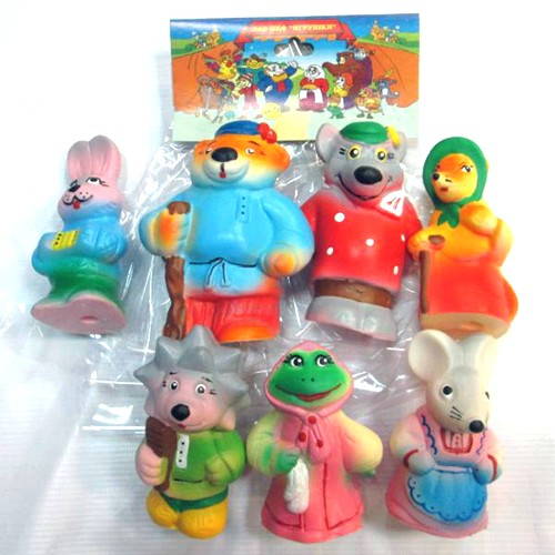 Игрушки резиновые Теремок 7шт - фото 1