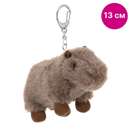 Мягкая игрушка Брелок Капибара 13см Orange - фото 1