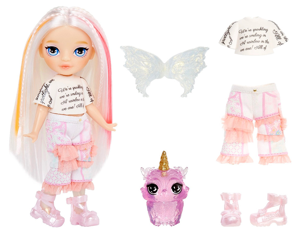 Кукла 15см Littles Опал радужн. с акс. Рейнбоу Хай - миниатюра 2