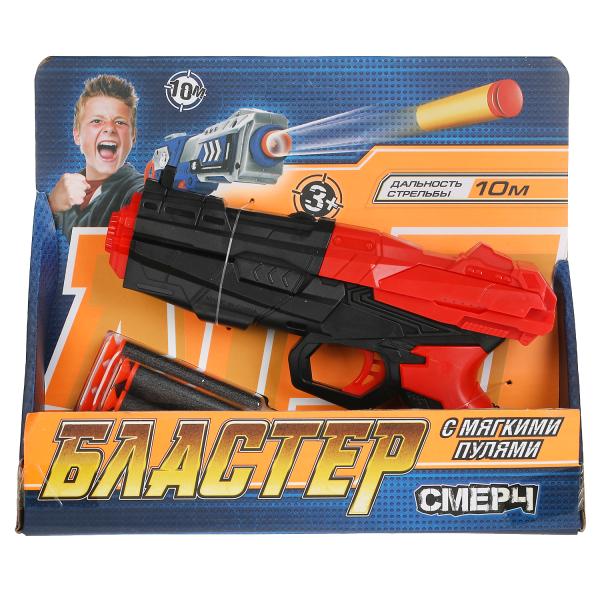 Бластер с мягк. пулями в/к - фото 1