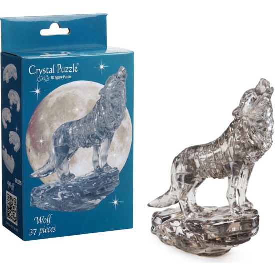 Пазл 3D Черный волк 37д. CRYSTAL PUZZLE - фото 1