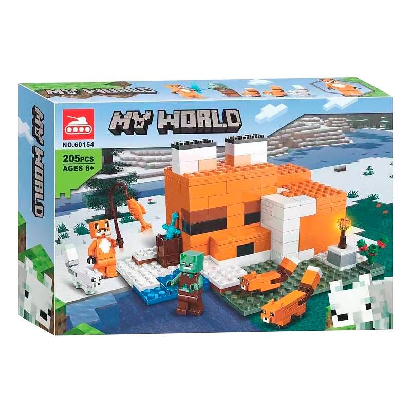 Конструктор LEGO MINECRAFT Лисья хижина - фото 1