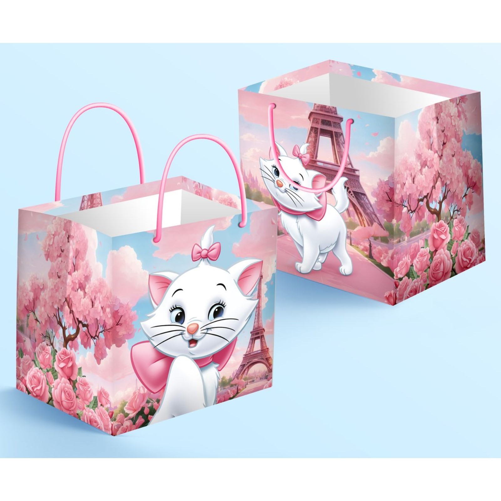 Пакет подарочный Коты аристократы 30*30 - фото 1
