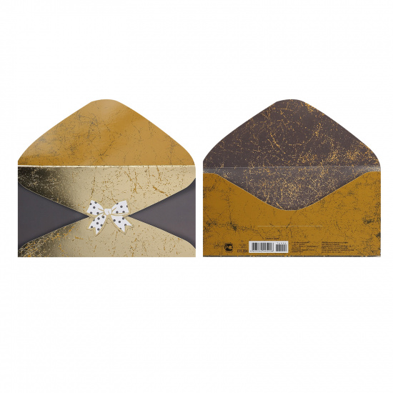 Конверт для денег Золотой бант - фото 1