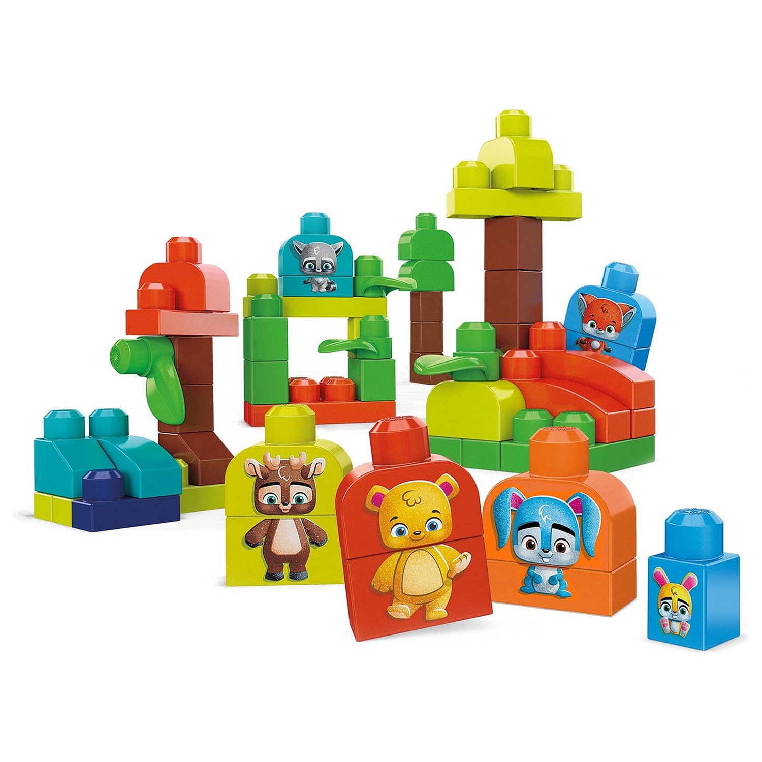 Конструктор блочный MEGA BLOKS Лесные друзья - фото 1