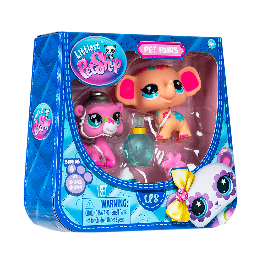 Набор мини - животных Пара друзей Спа у слона Littlest Pet Shop - миниатюра 2