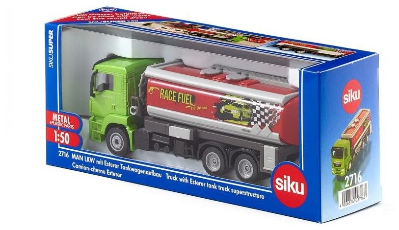 Модель мет. SIKU Грузовик MAN с цистерной - фото 1