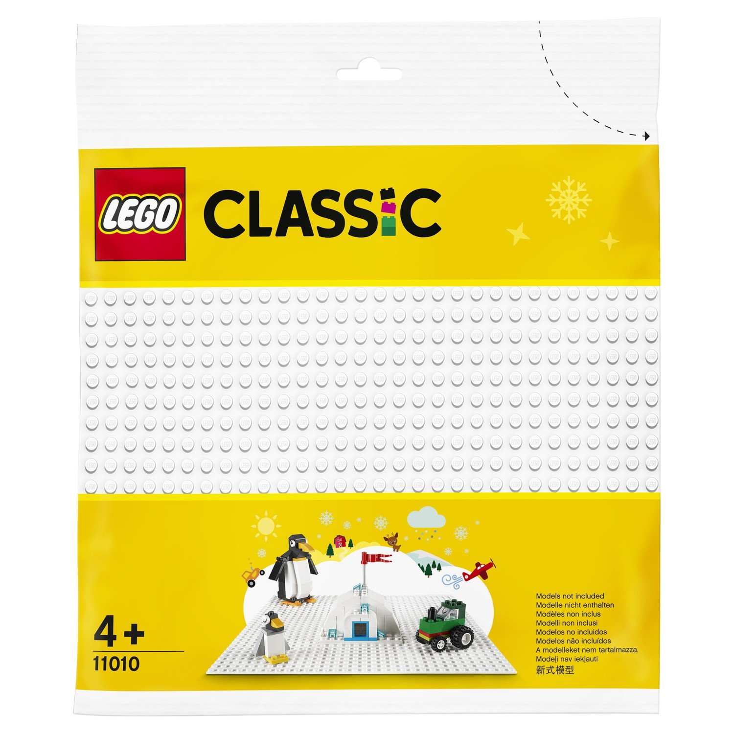 Конструктор LEGO CLASSIC Пластина базовая белая - фото 1