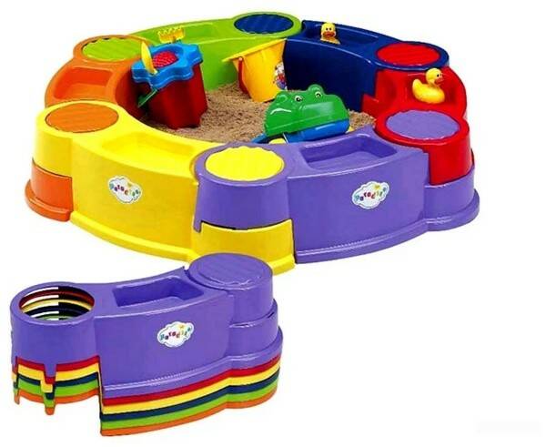Песочница Радуга сборная - фото 1