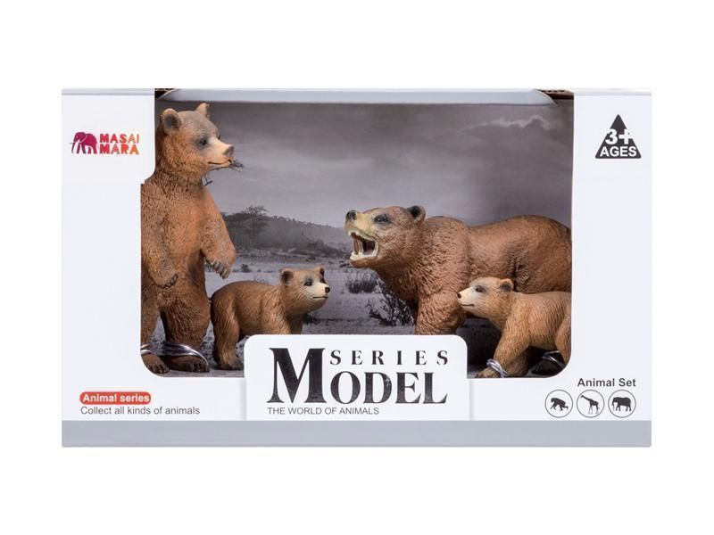 Медведь Семья 4 фигурки - фото 1