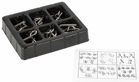 Головоломка металлическая Эксперт 6шт ЗОЛОТАЯ СКАЗКА - миниатюра 2