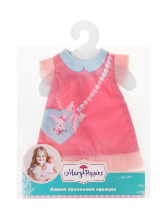 Одежда для кукол 38-43 см Платье Зайка Mary Poppins - фото 1