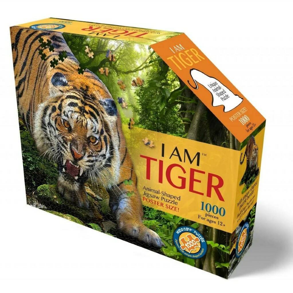 Пазл контурный 1000 Тигр - миниатюра 3