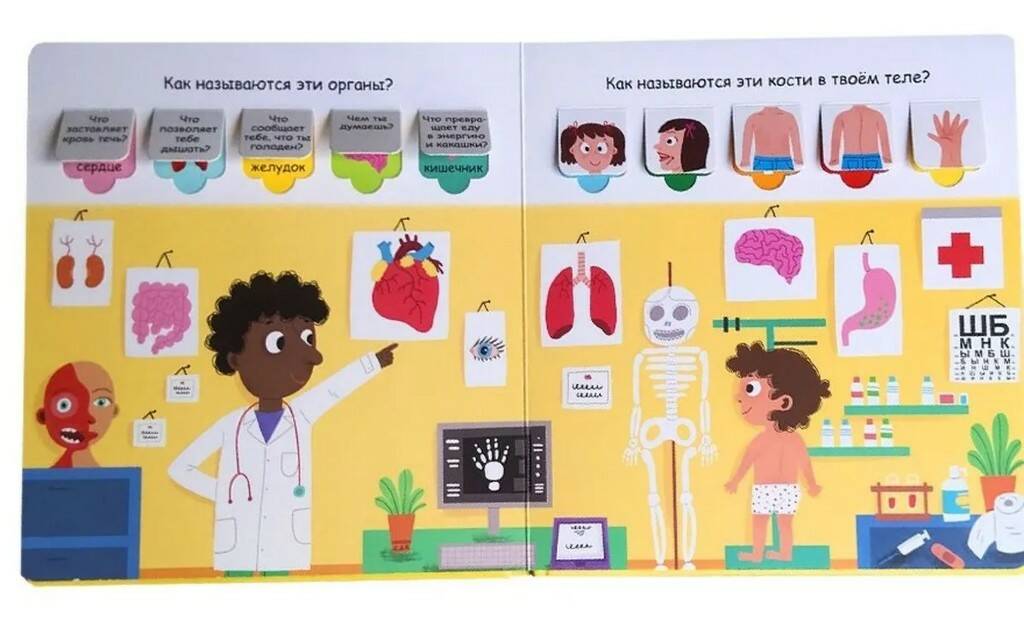 Книга Открой тайны для самых маленьких Мое тело - миниатюра 2
