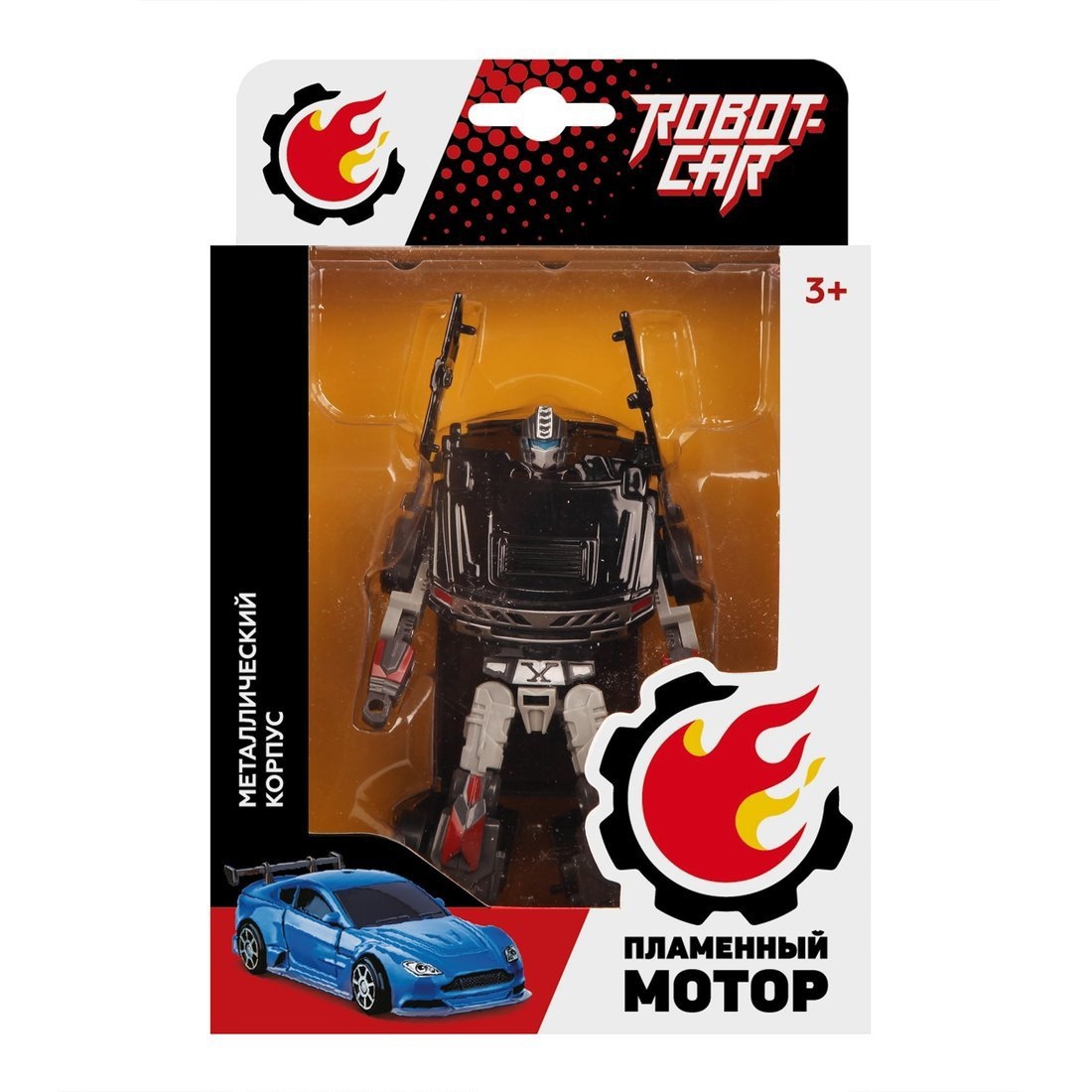 Трансформер Робот - Машина Полиция металл. - фото 1