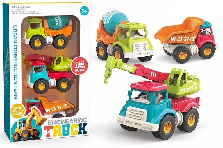 Машины Строительная техника 3шт - фото 1