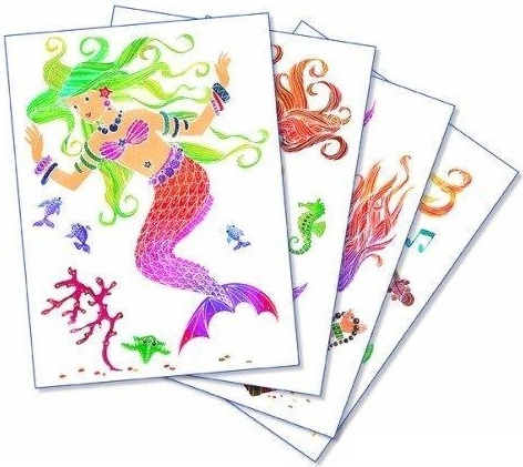 Раскраска акварель. Русалка SentoSphere - миниатюра 2