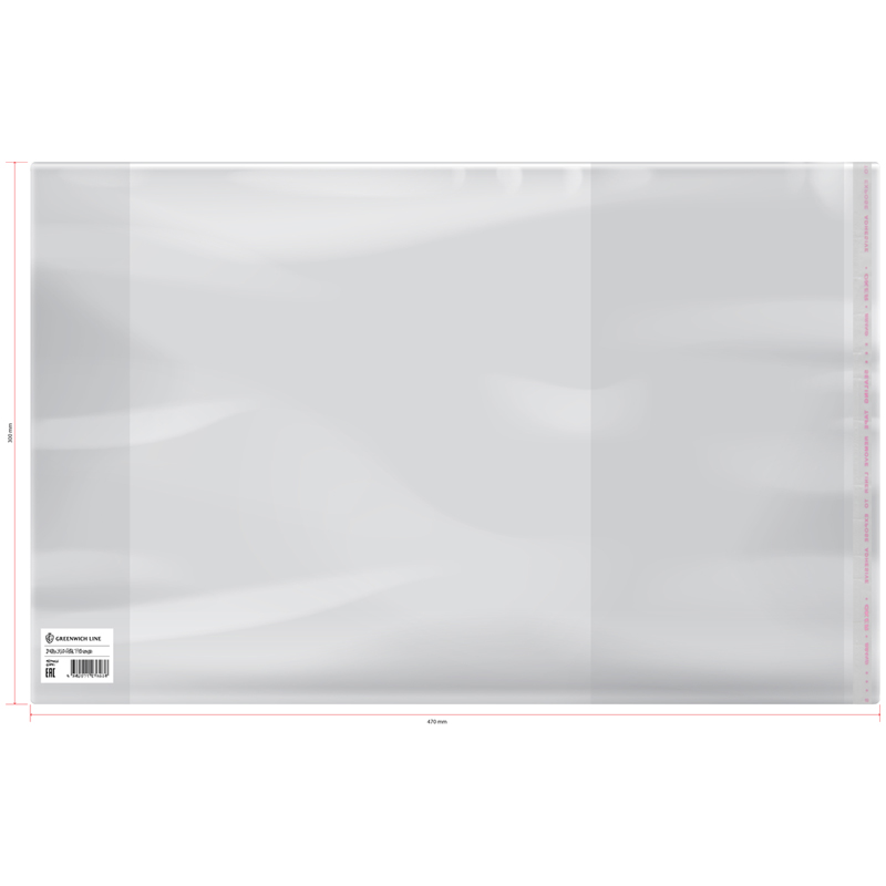 Обложка 300*470 для атласа с липким слоем унив. 90 мкм. (100) GL - фото 1