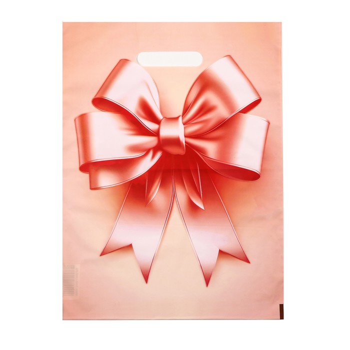 Пакет прорубной Пышный бант 30*40 - фото 1