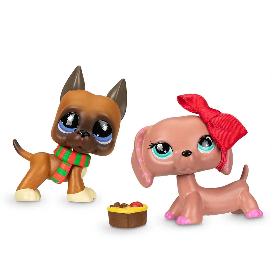 Набор мини - животных Праздники Немецкий дог и Такса Littlest Pet Shop - миниатюра 2