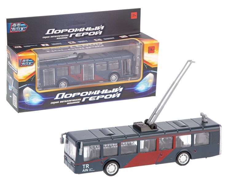 Машина металлическая BeBoy Троллейбус - фото 1