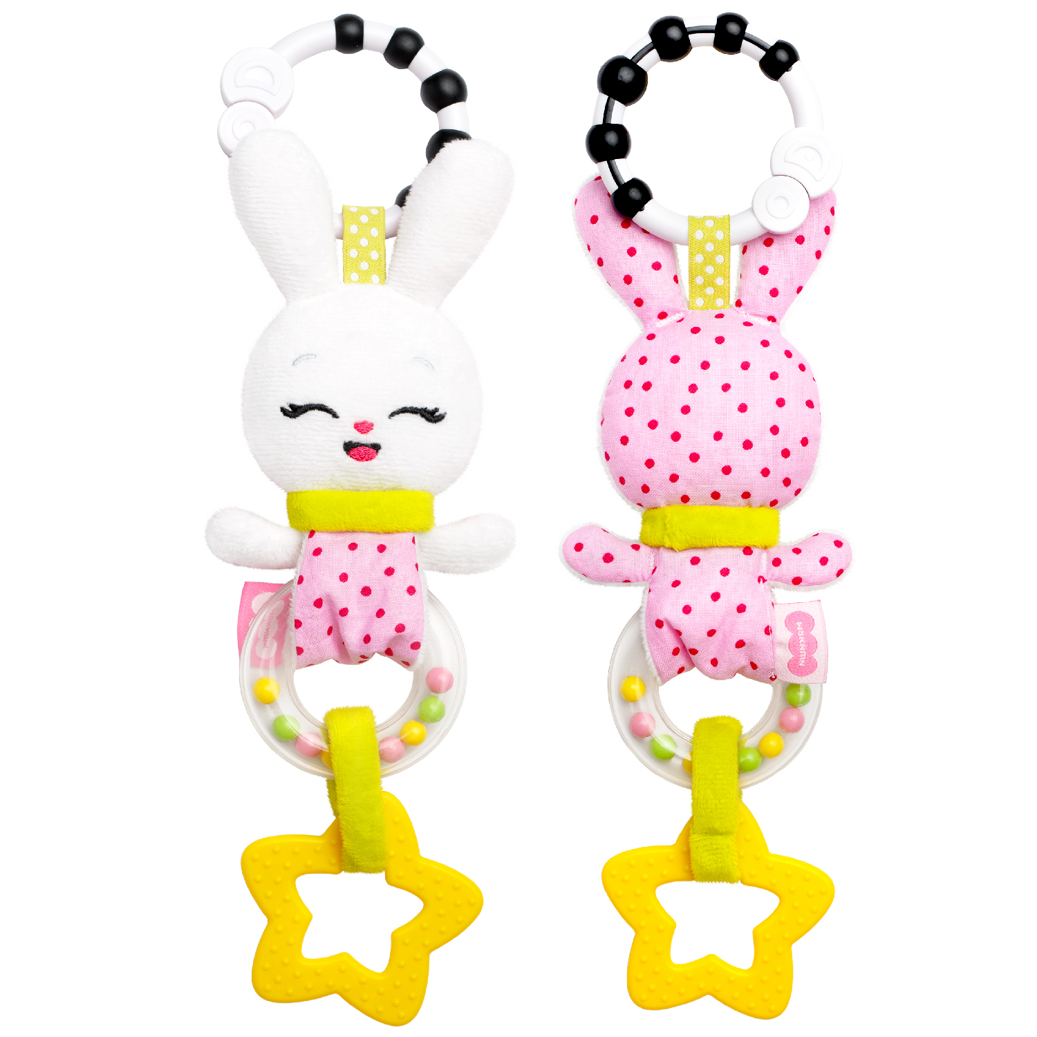 Погремушка - подвеска Зайка Банни Мякиши - фото 1