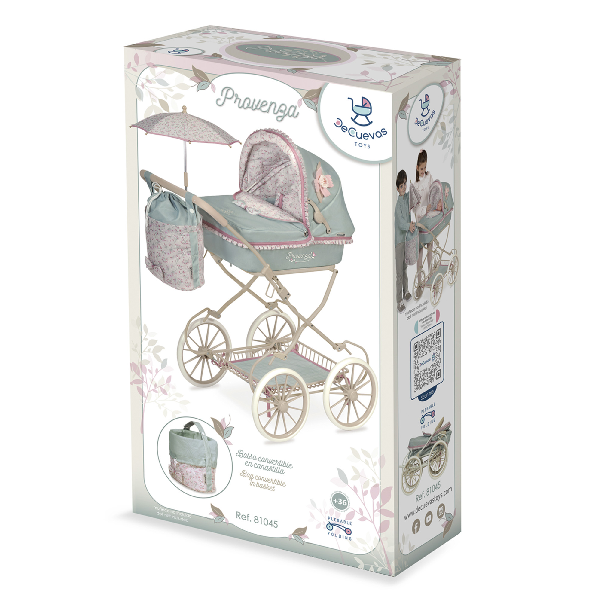 Коляска - люлька для кукол Прованс 81 см - фото 1