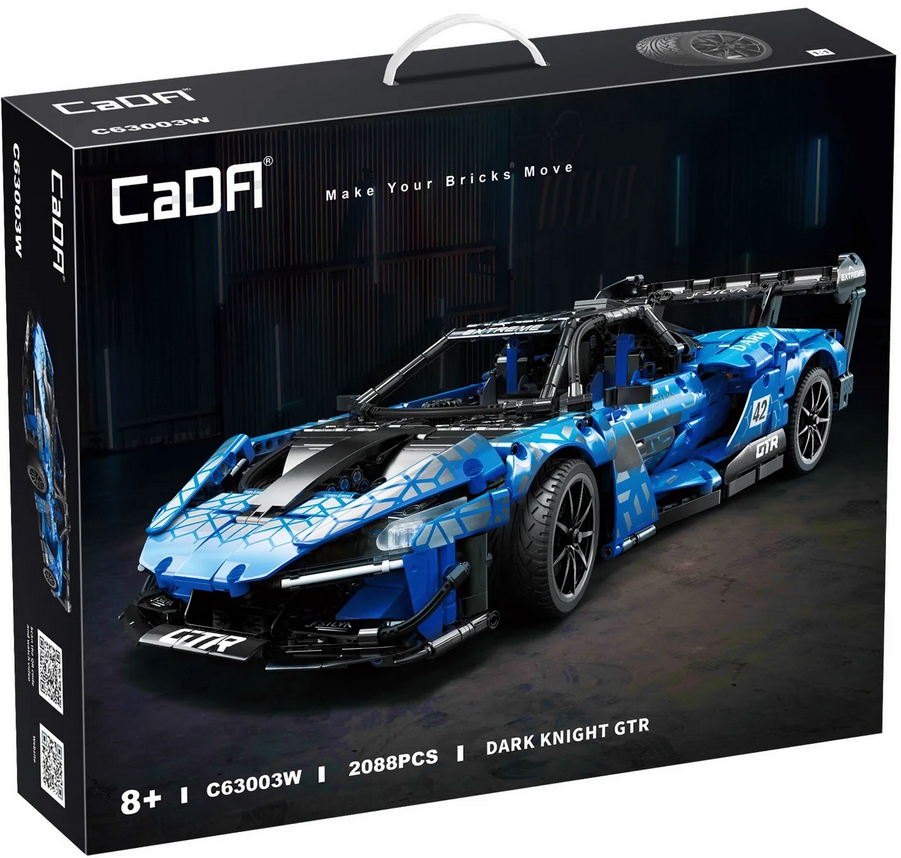 Конструктор CADA Спортивный автомобиль Dark Knight GTR 2088дет. - миниатюра 2