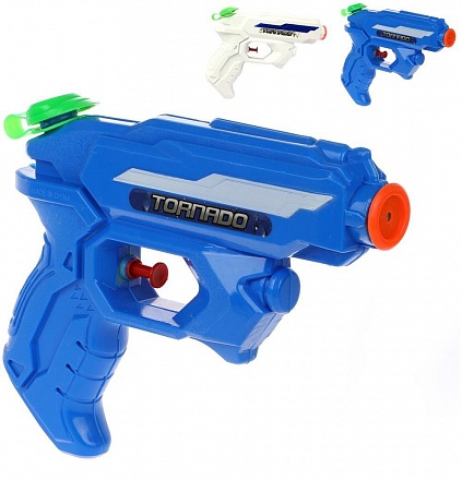 Пистолет водный 19 см в асс. - фото 1