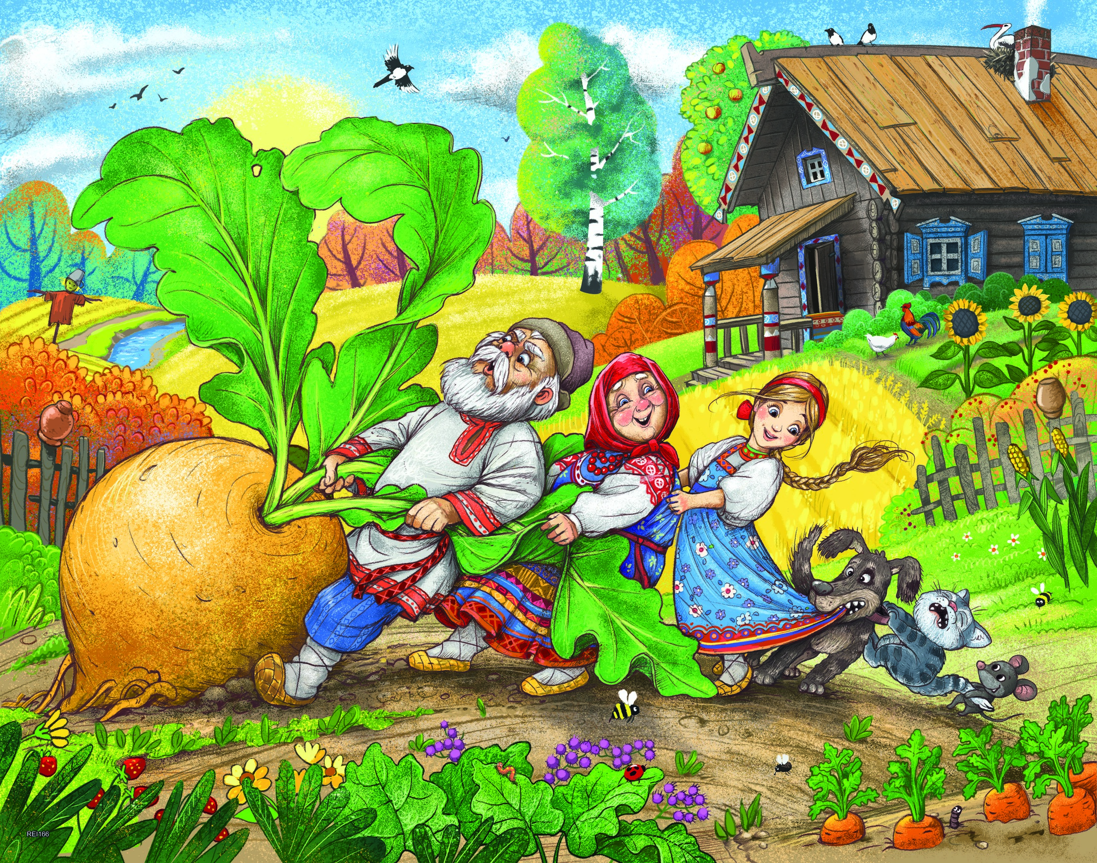 Пазл Репка 55дет. LARSEN