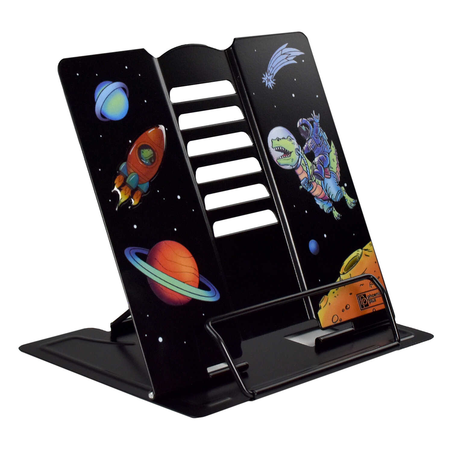 Подставка для книг Космонавт на динозавре Феникс - фото 1