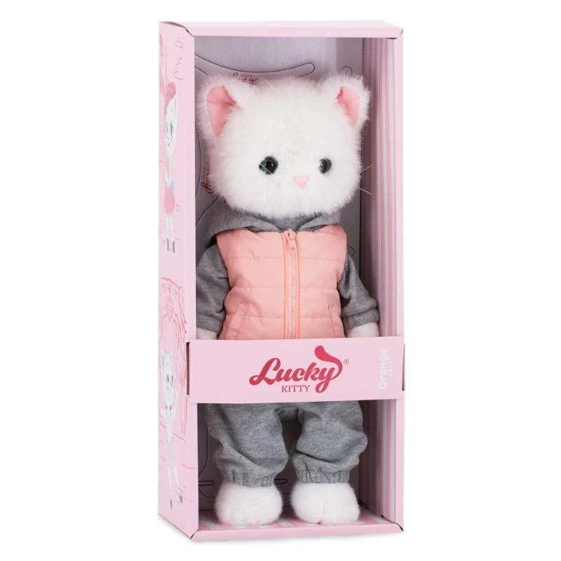 Мягкая игрушка Кошечка Lucky Спортивная прогулка - фото 1
