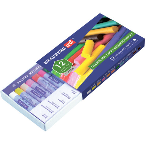 Пастель 12 цв. масляная художественная ART CLASSIC BRAUBERG - миниатюра 2