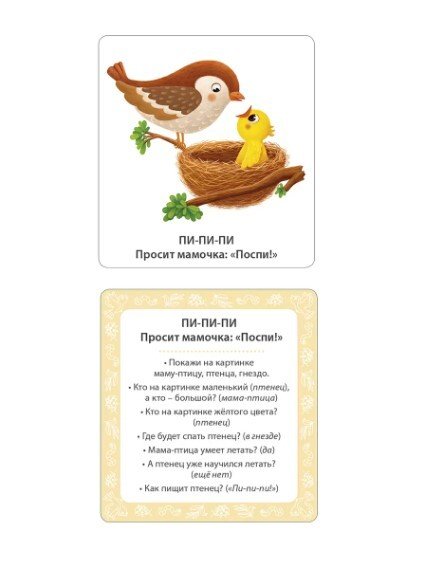 Развивающие карточки Мои первые карточки для запуска речи Робинс - миниатюра 3