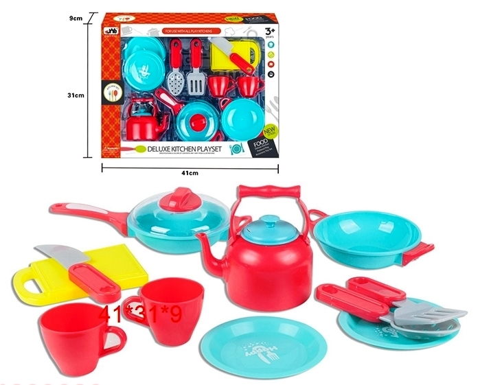  Н-р посуды Happy с чайником 11предм. в/к - фото 1