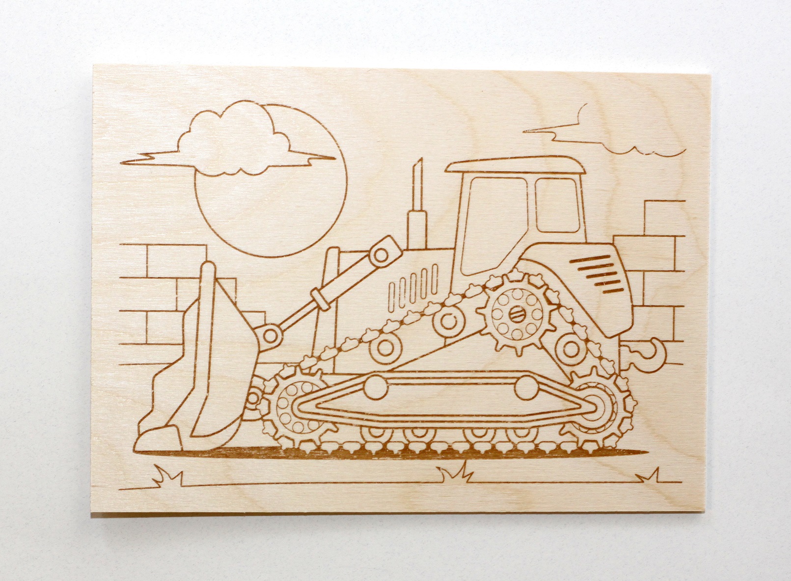 Доски для выжигания 5 шт. Спецтехника ДК - миниатюра 3