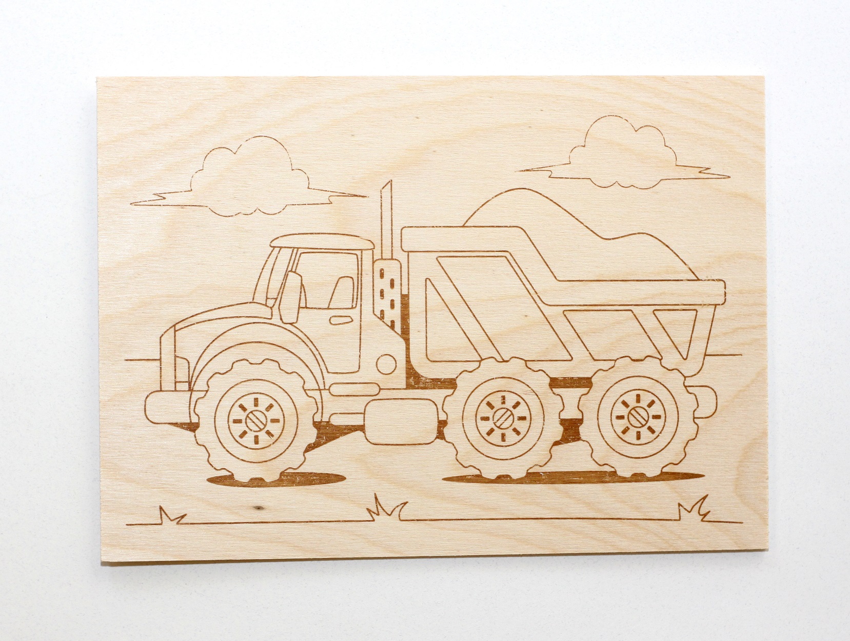 Доски для выжигания 5 шт. Спецтехника ДК - миниатюра 2