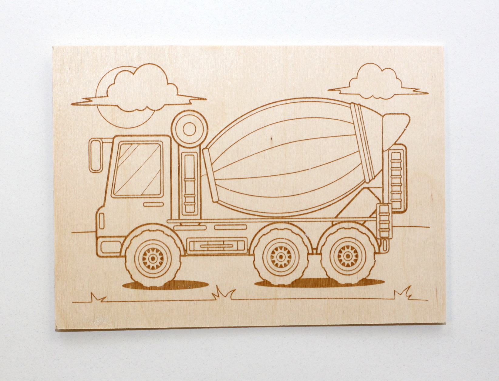 Доски для выжигания 5 шт. Спецтехника ДК - миниатюра 5