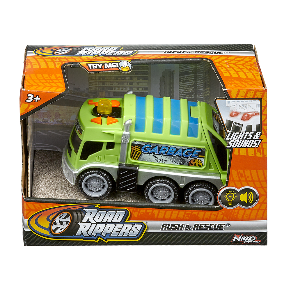 Машина Мусоровоз Rush&Rescue свет, звук Nikko - фото 1