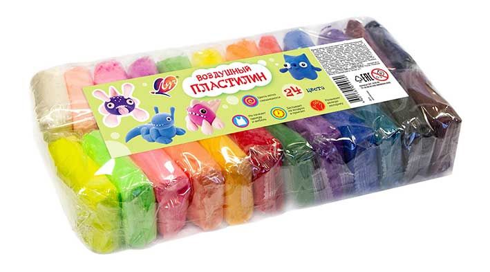 Масса для лепки 24цв. ЛУЧ - фото 1