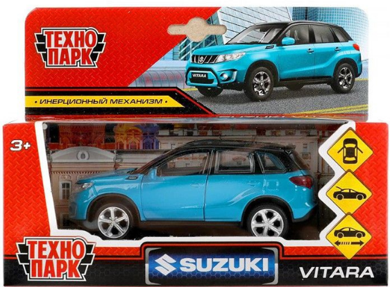 Машина металлическая ТЕХНОПАРК SUZUKI VITARA S 2015 син. - фото 1